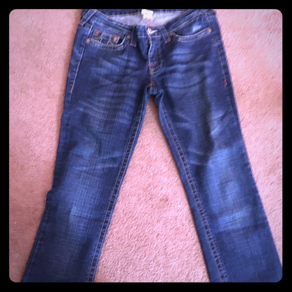 Size 28 True Religion jeans.